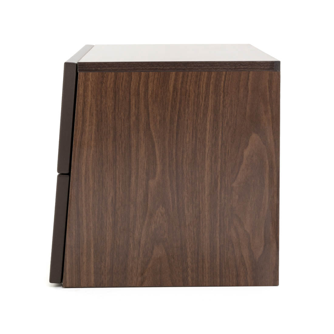 Neghan Wood Bookcase Dark Brown