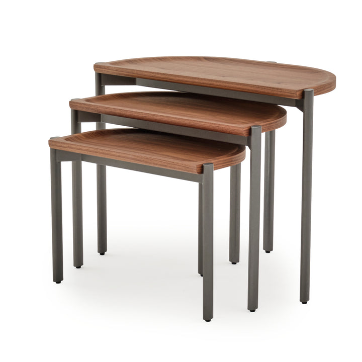 Nami Nesting Table Dark Brown