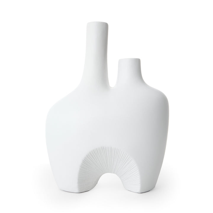 Saja Ceramic Vase Off White