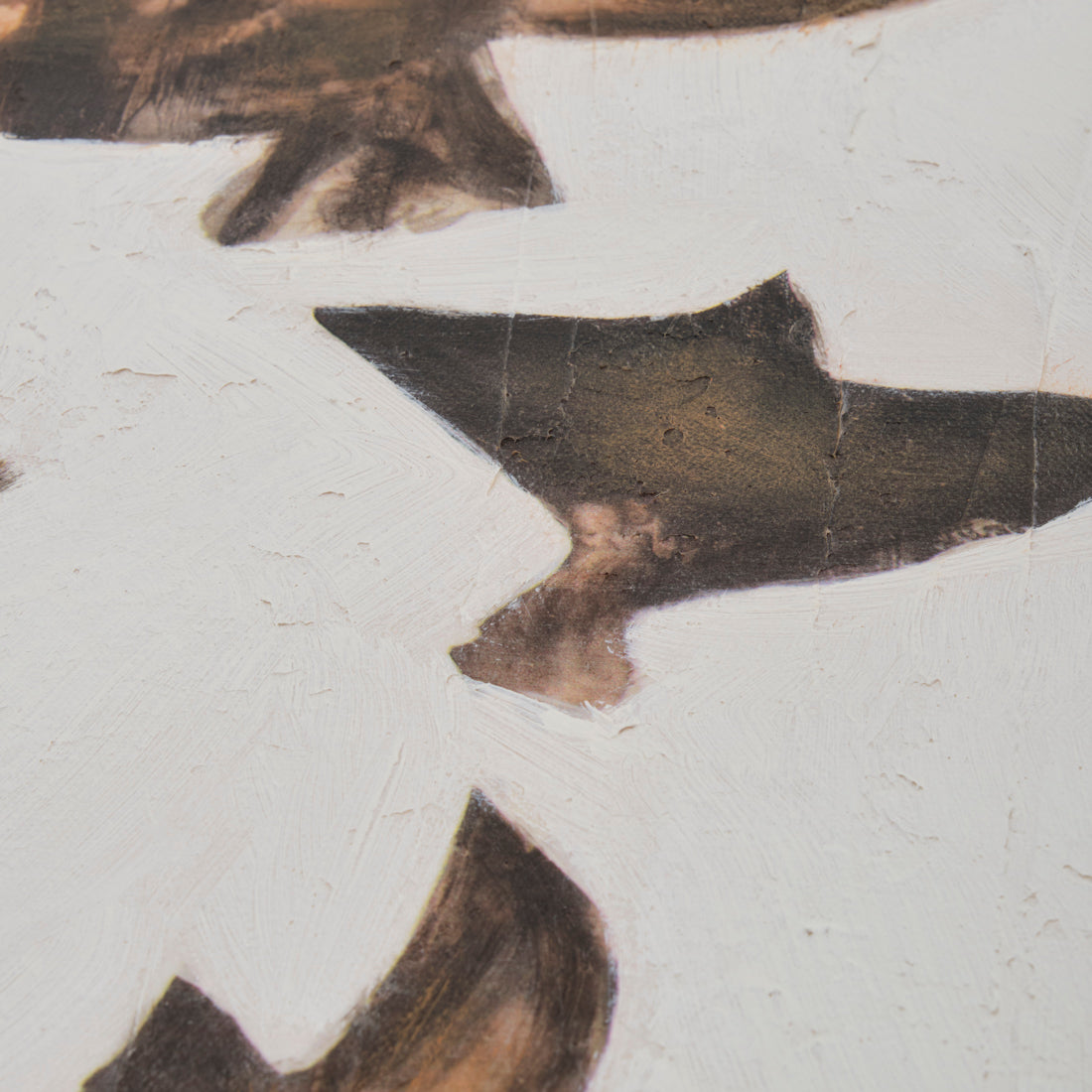 Nightingale Painting on Canvas Light Brown