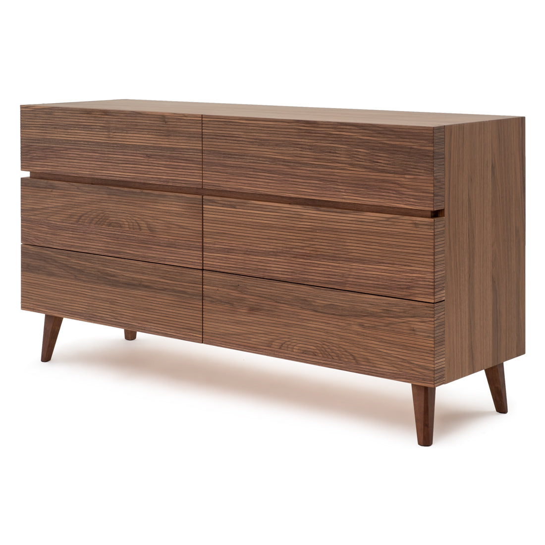 Eckhart 6-Drawer Dresser Dark Brown