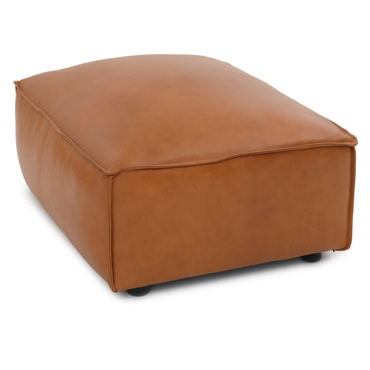 Nook Modular Ottoman Cognac