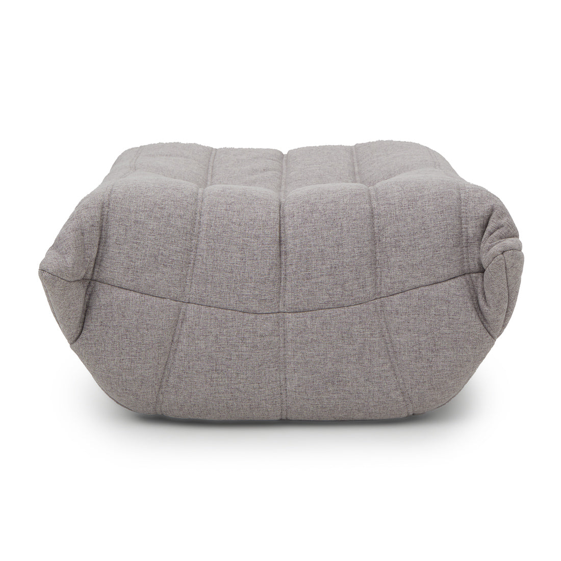 Ean Fabric Ottoman Light Grey