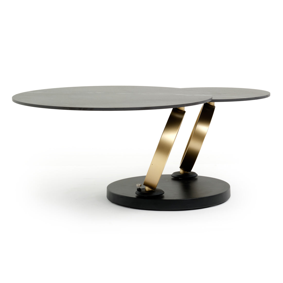 Whitten Ceramic Coffee Table Black