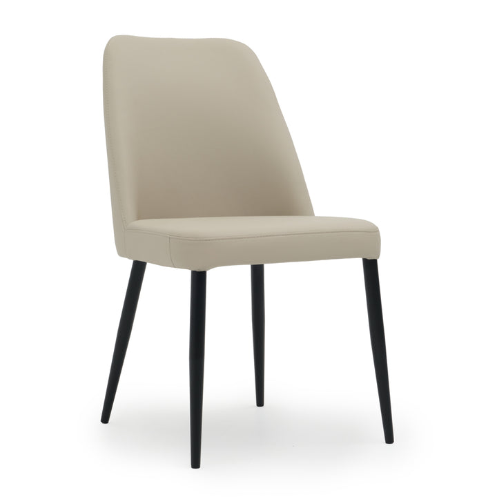 Wima Leather Chair Beige