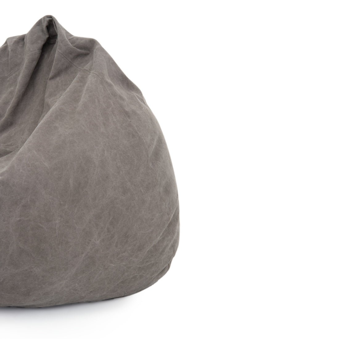 Eloka Bean Bag with Ottoman Light Grey