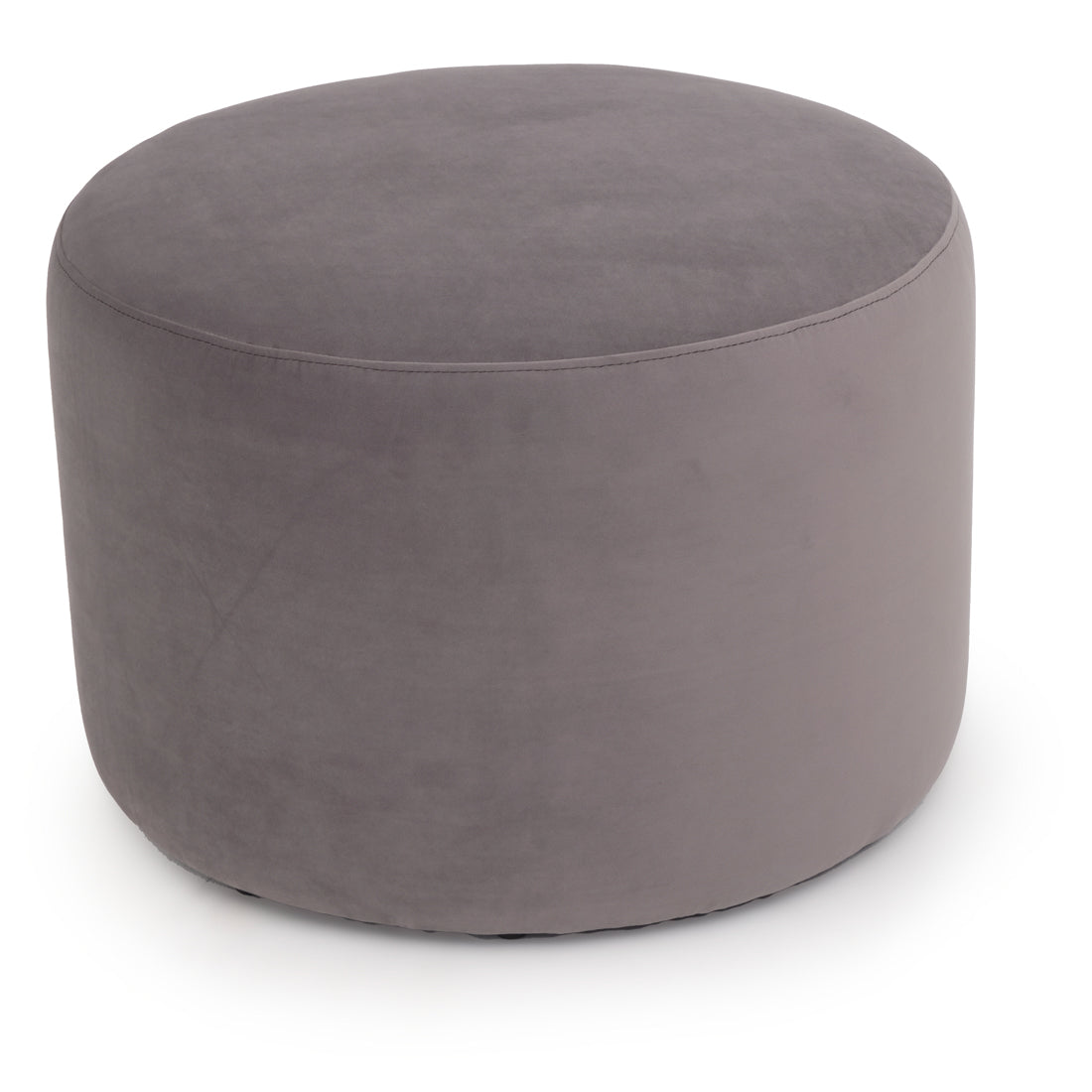 Wyle Fabric Ottoman Dark Grey