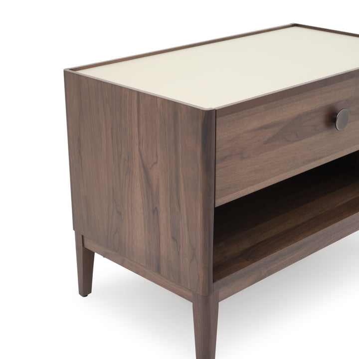 Nathaniel Left Nightstand Dark Brown
