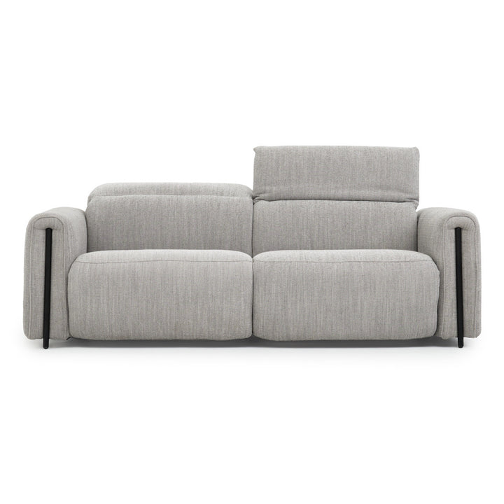 Wilnoir Fabric Reclining Sofa Light Grey