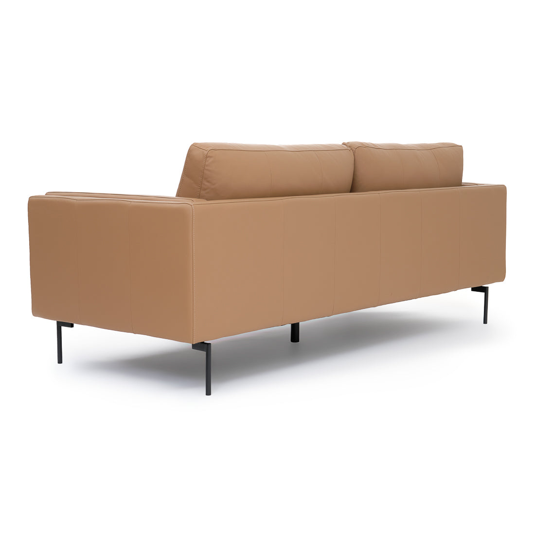 Everly Leather Sofa Cognac
