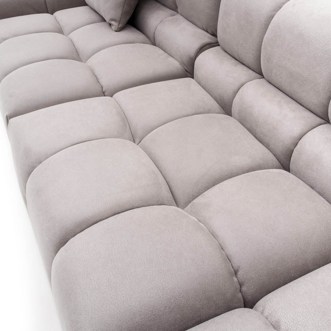 Norika Fabric Modular Sofa Light Grey