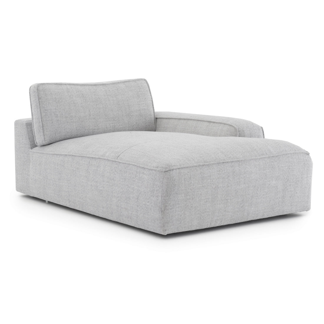 Nash Modular Right Chaise Light Grey