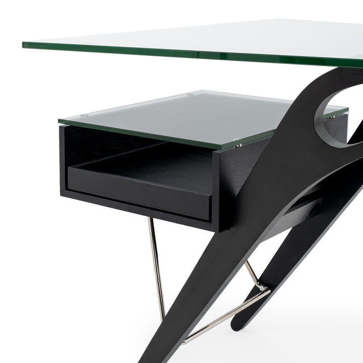 Stealth Desk Dark Brown