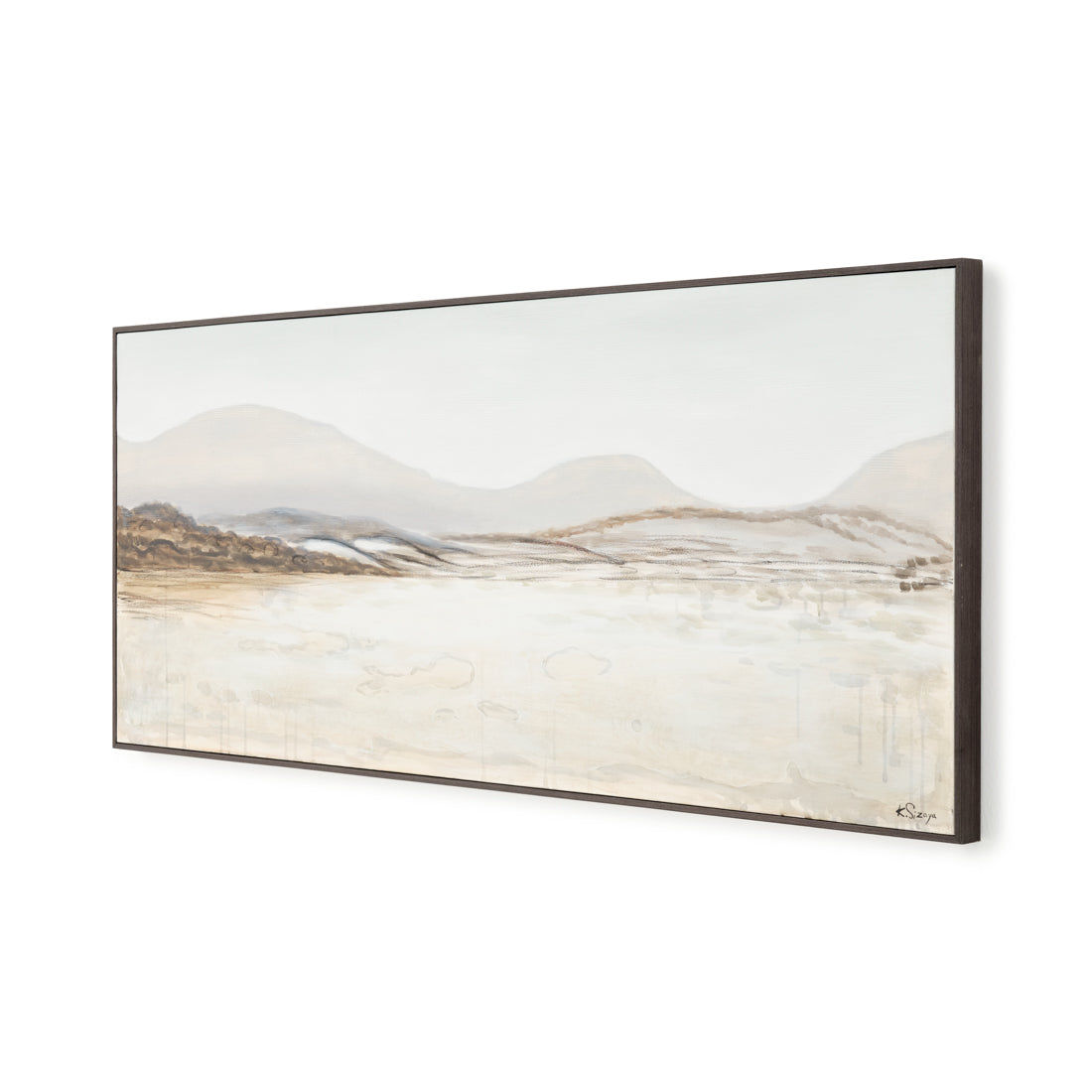 Nacampania Painting on Canvas Taupe