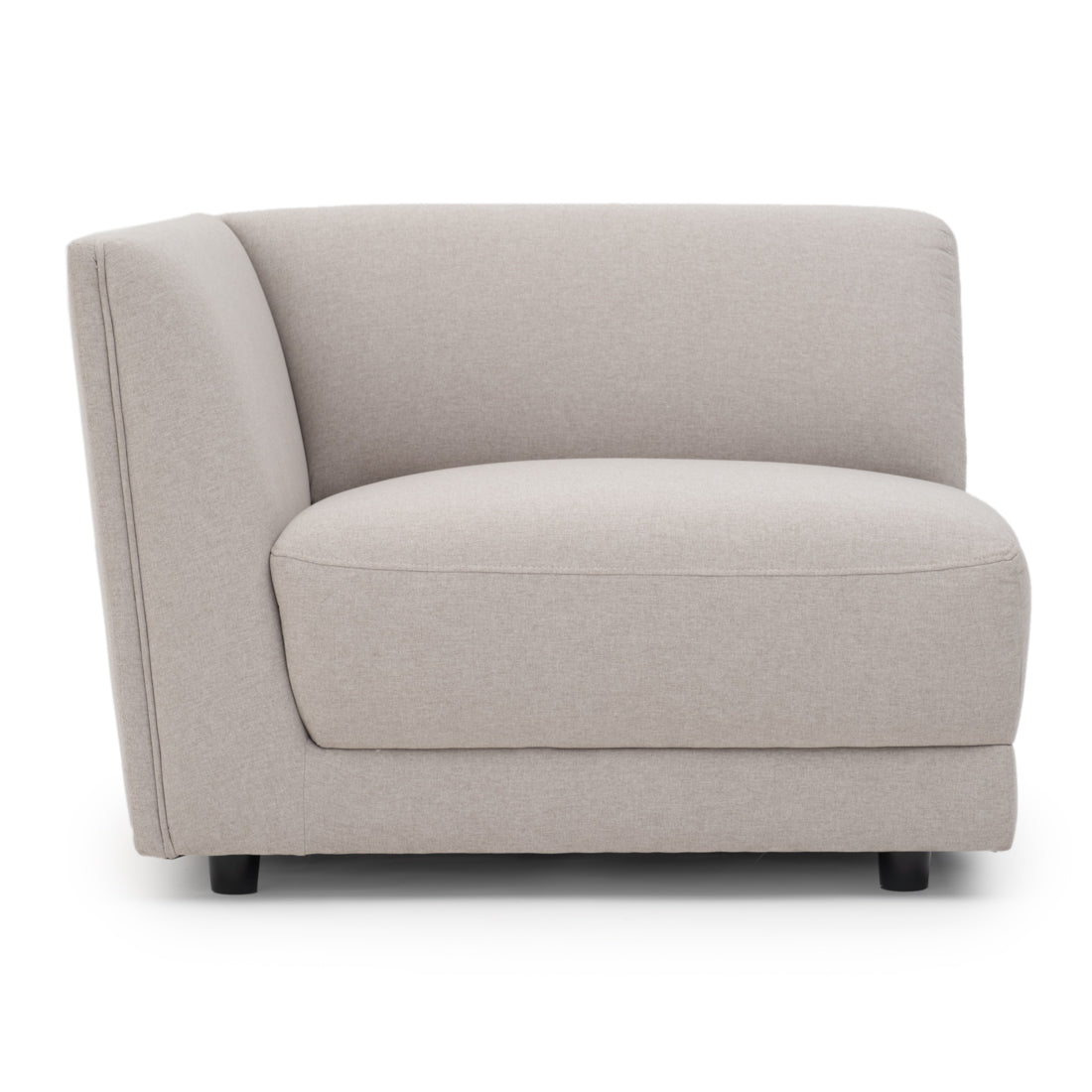 Nathan Modular Left Chair Light Grey
