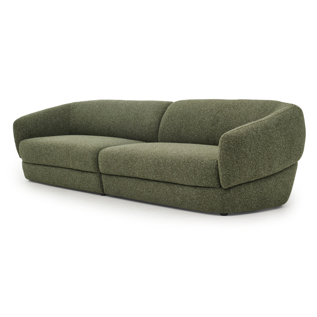 Nesla Fabric Sofa Dark Green