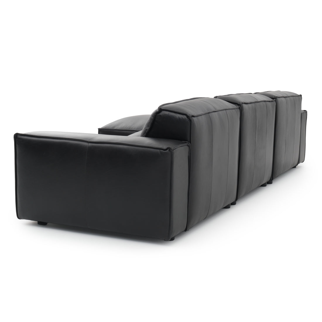Nook Leather Modular Set Black
