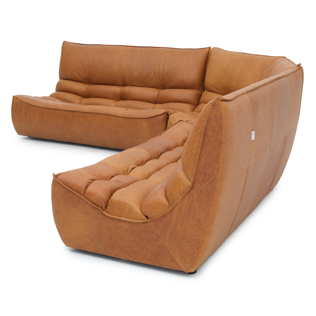 Nesto Leather Modular Set Cognac