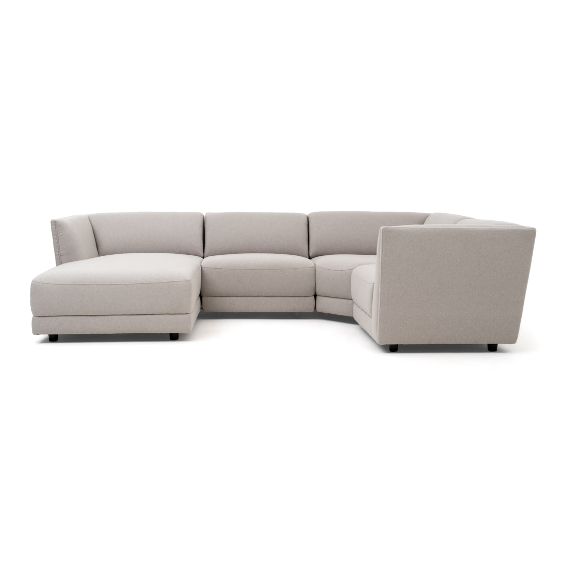 Nathan Fabric Modular Set Light Grey