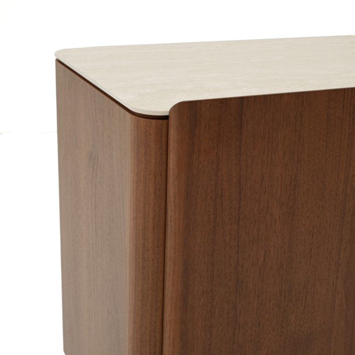 Navani Wood Sideboard Light Brown