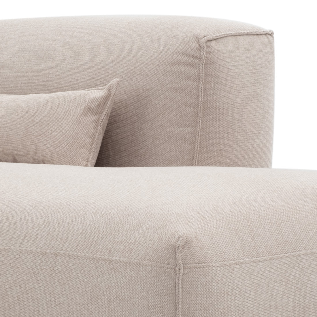 Ellemia Modular Chair W. Right Bumper Beige