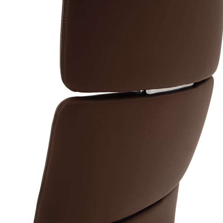 Euca Office Chair Dark Brown