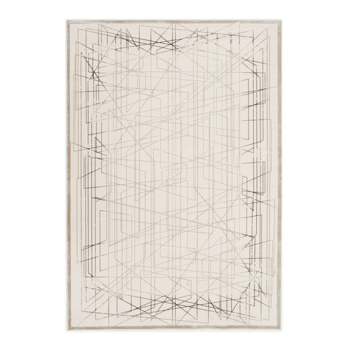Wany Area Rug Black & White