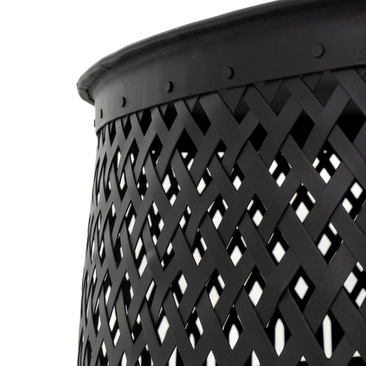 Indira Metal Accent Table Black