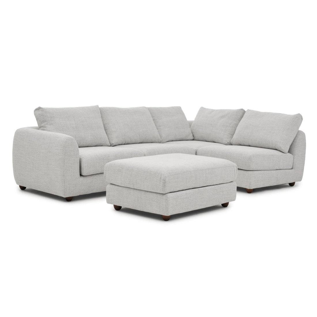 Nadal Fabric Modular Set Light Grey