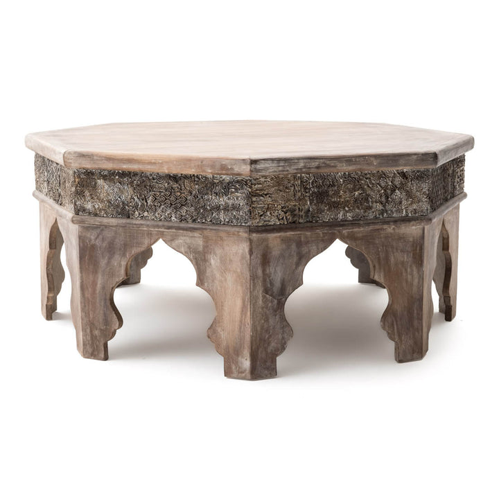 Indira Wood Coffee Table Light Brown