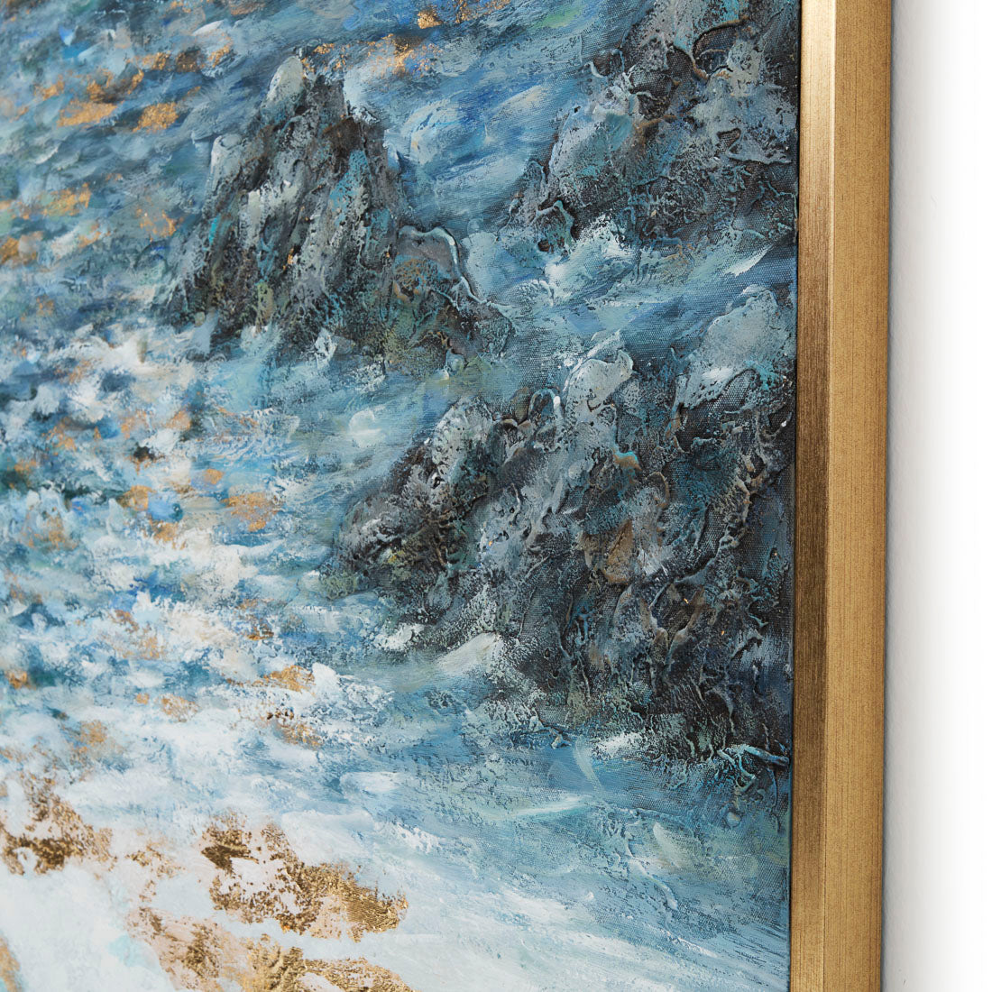 Nagua Painting on Canvas Dark Blue