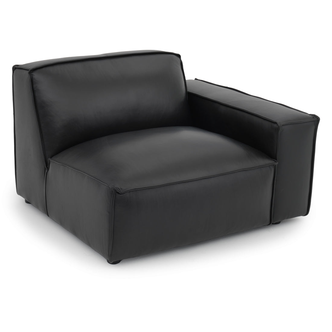 Nook Modular Right Chair Black