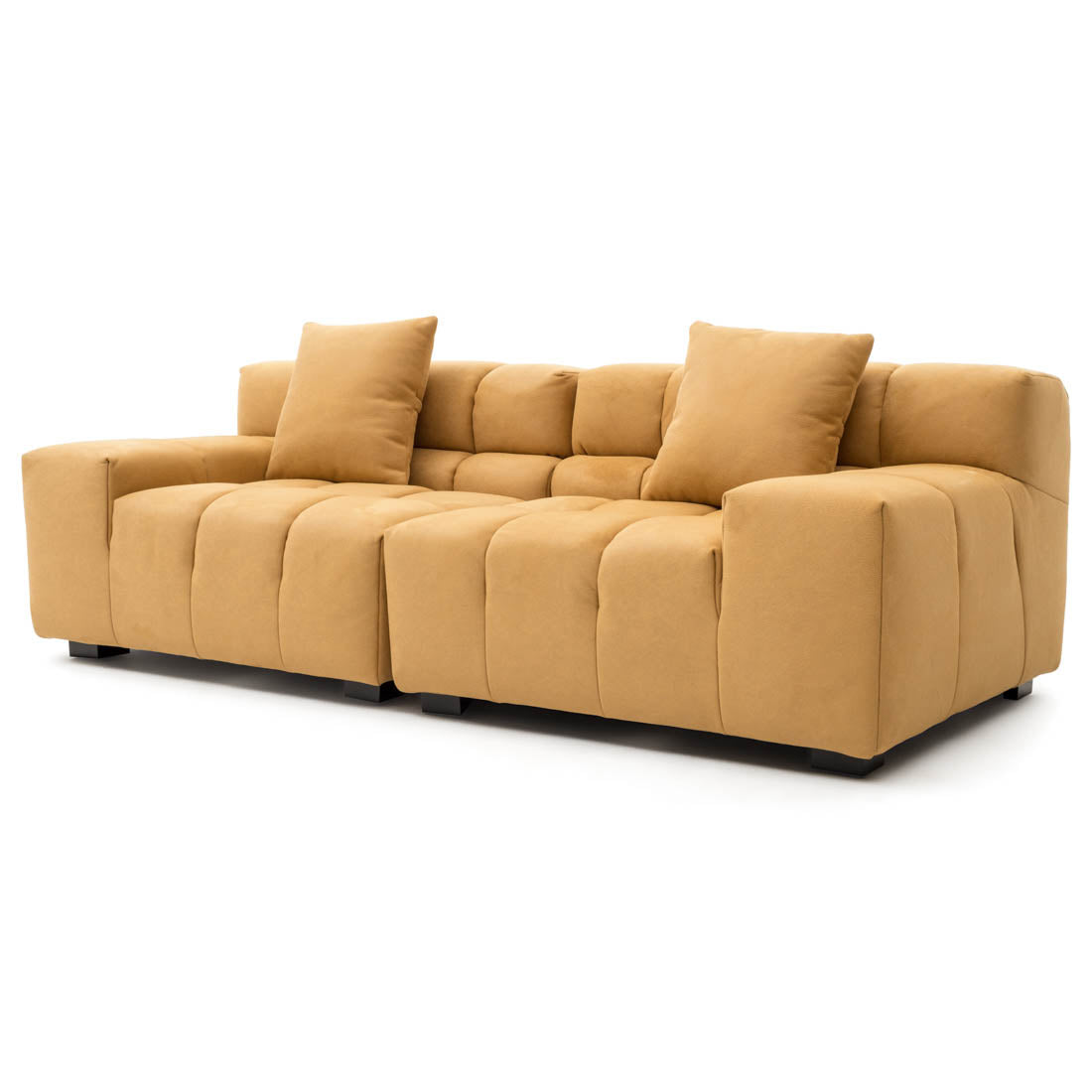 Norika Fabric Modular Sofa Yellow