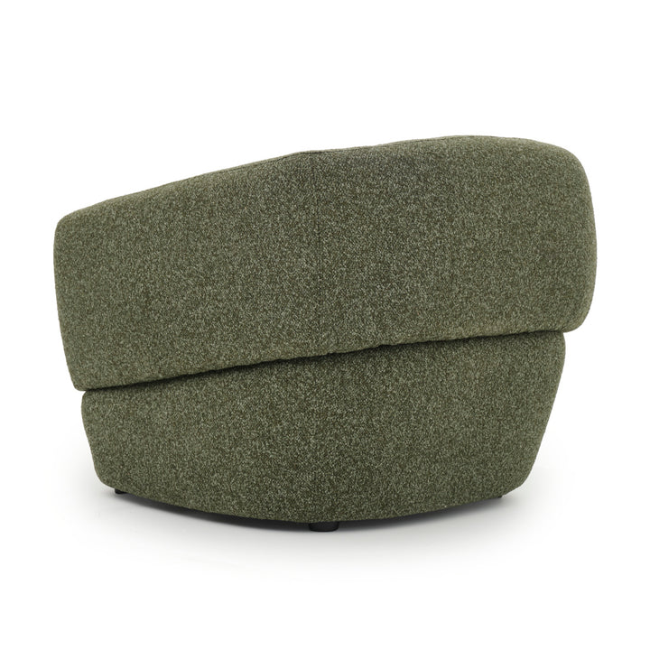 Nesla Fabric Accent Chair Dark Green
