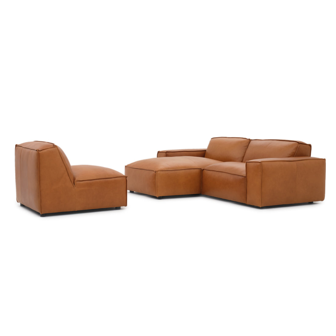 Nook Leather Modular Set Cognac