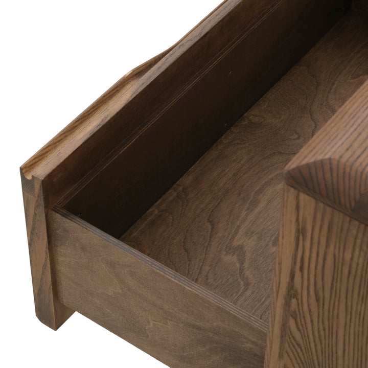 Nicolette Nightstand Dark Brown