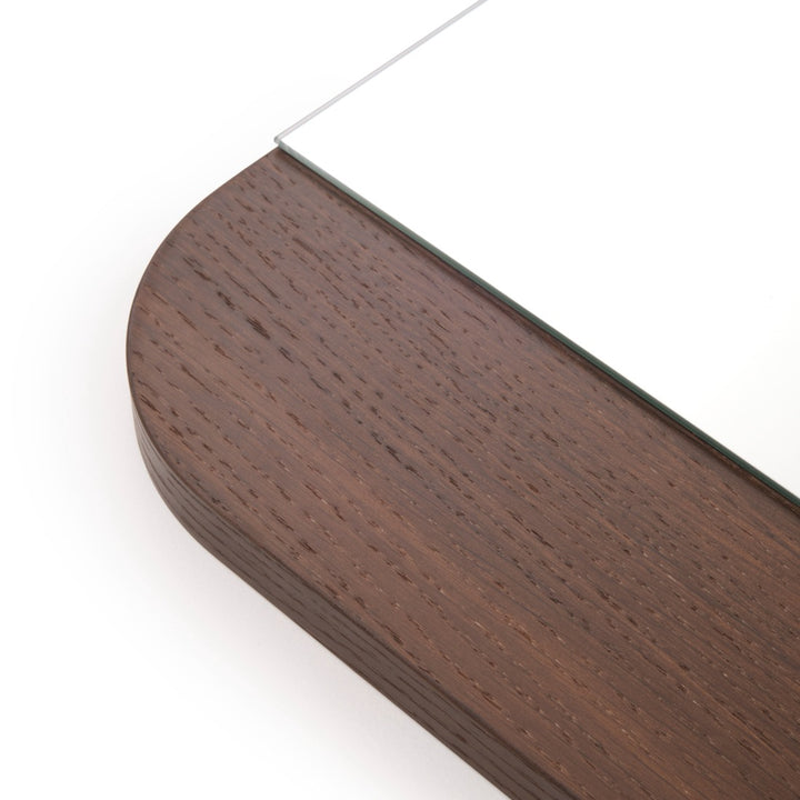 Wadena Wall Mirror Dark Brown