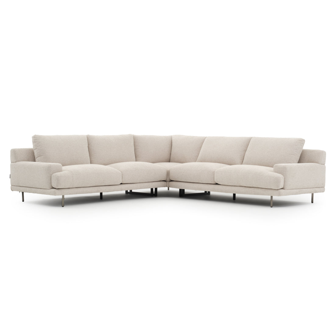 Elizabeth Fabric Modular Set Beige