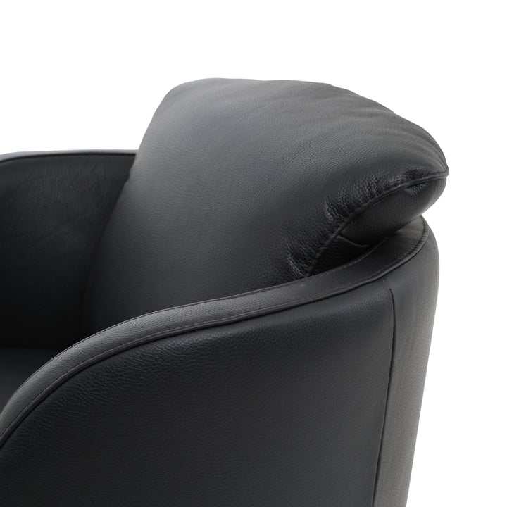Wedia Swivel Accent Chair Black