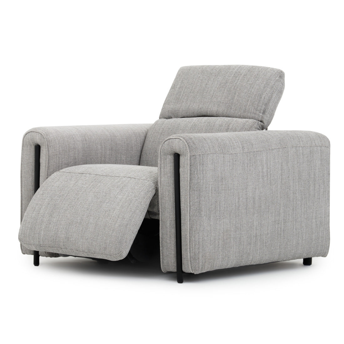 Wilnoir Reclining Accent Chair Light Grey