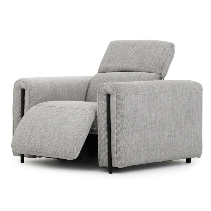 Wilnoir Reclining Accent Chair Light Grey