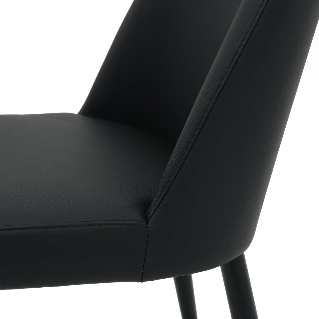 Wima Leather Chair Black