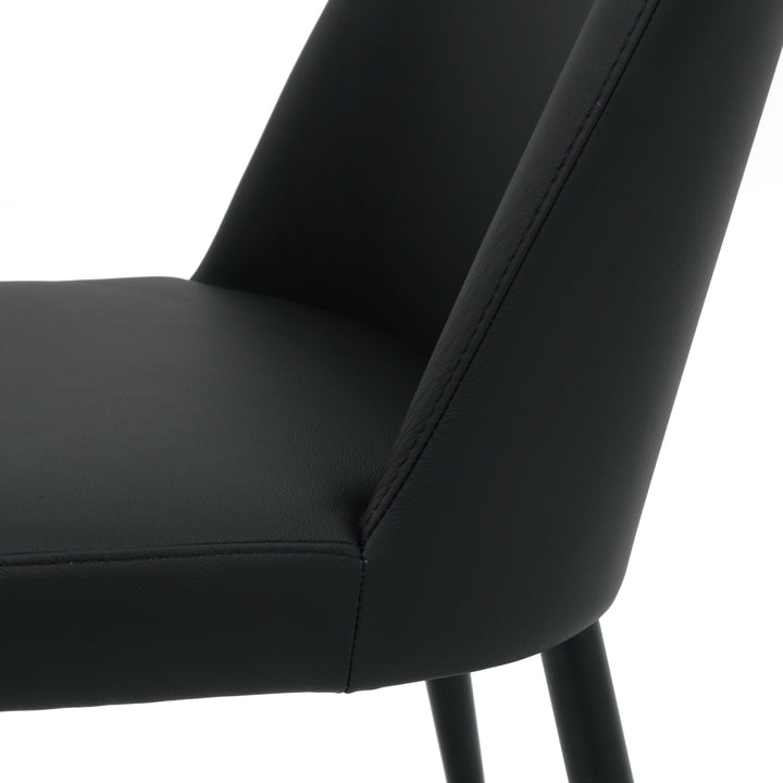 Wima Leather Chair Black