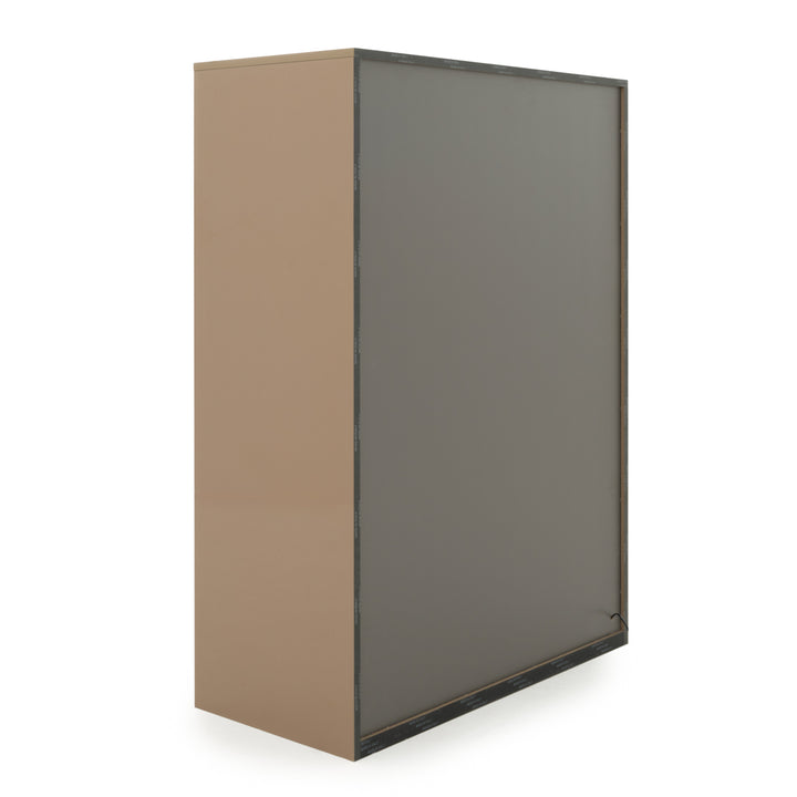 Nunzia 5-Drawer Chest Beige