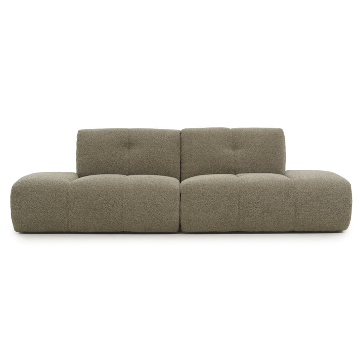 Nalinda Fabric Modular Sofa Light Green