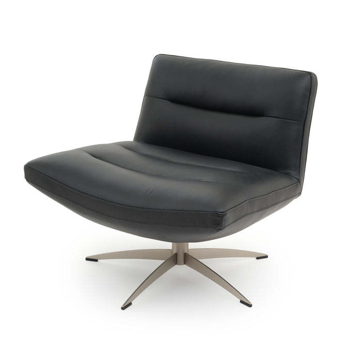 Windy Swivel Accent Chair Black
