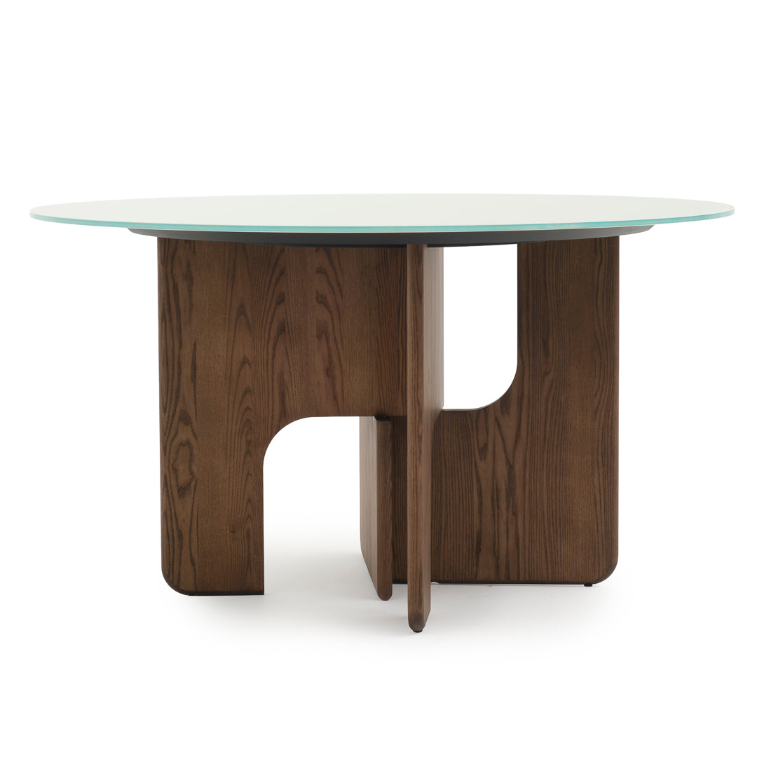Nicolette Glass Dinette Table Beige