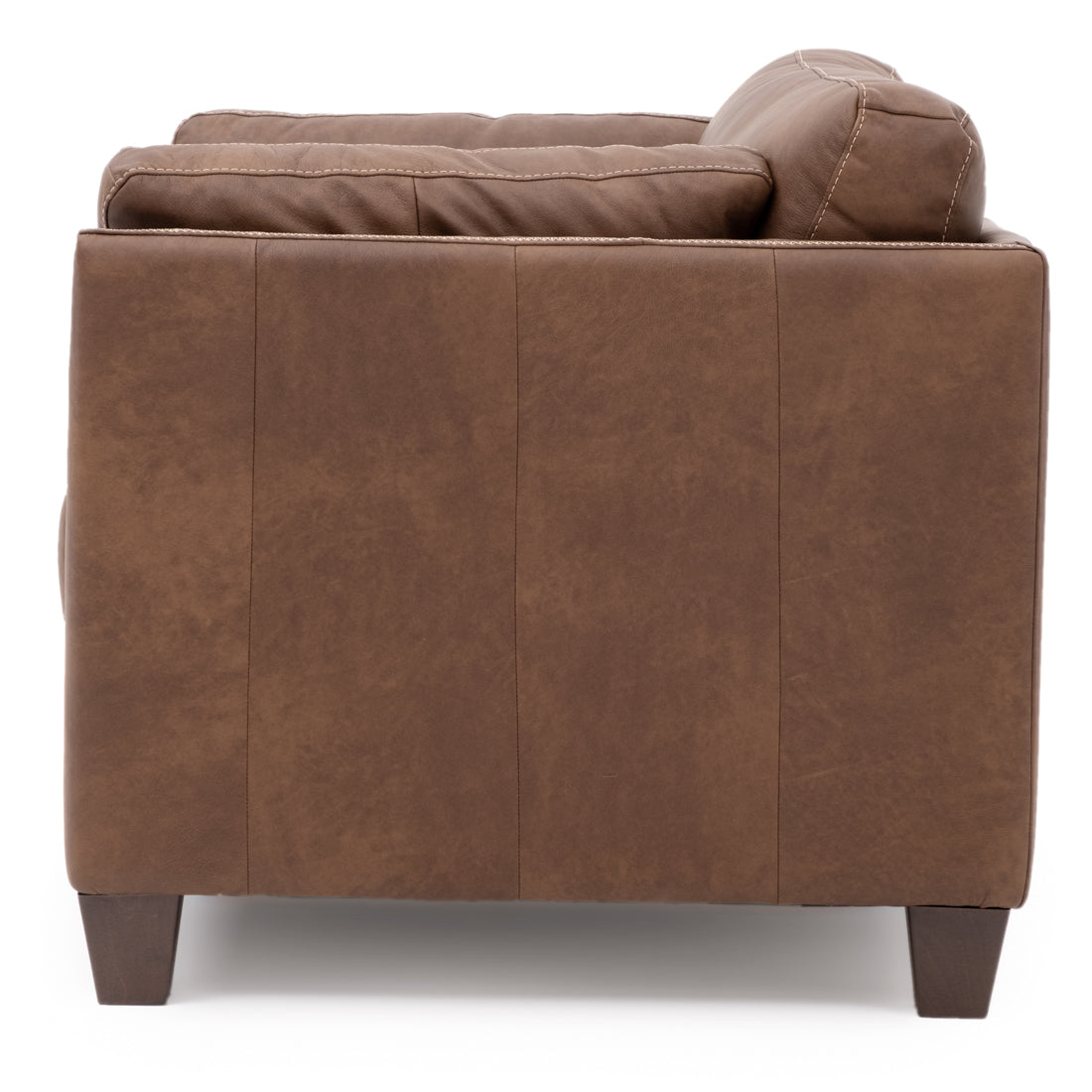 Neal Leather Accent Chair Cognac