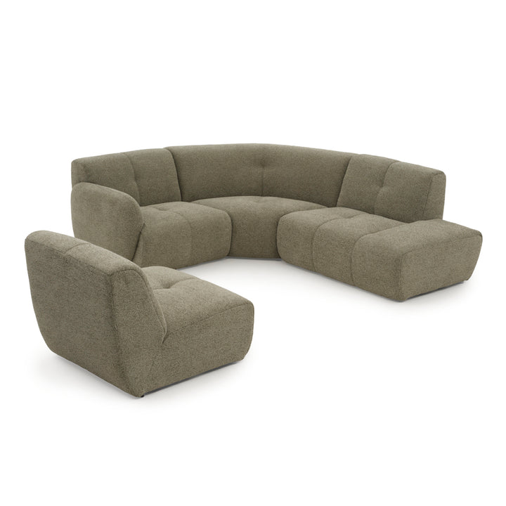 Nalinda Fabric Modular Set Light Green