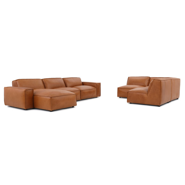 Nook Leather Modular Set Cognac